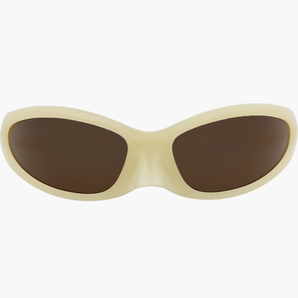 Balenciaga Accessories - NWT NIB BALENCIAGA UNISEX SHIELD/WRAP YELLOW YELLOW BROWN SUNGLASSES EYEWEAR